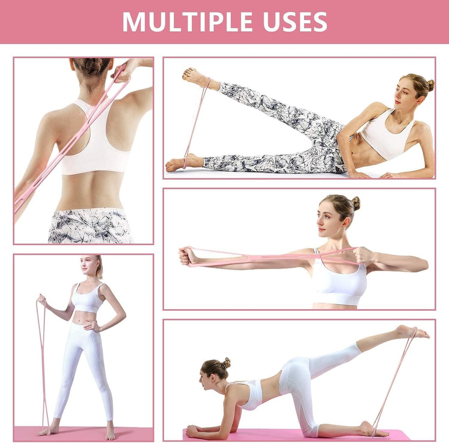lukono Yoga Pilates Stretch Band